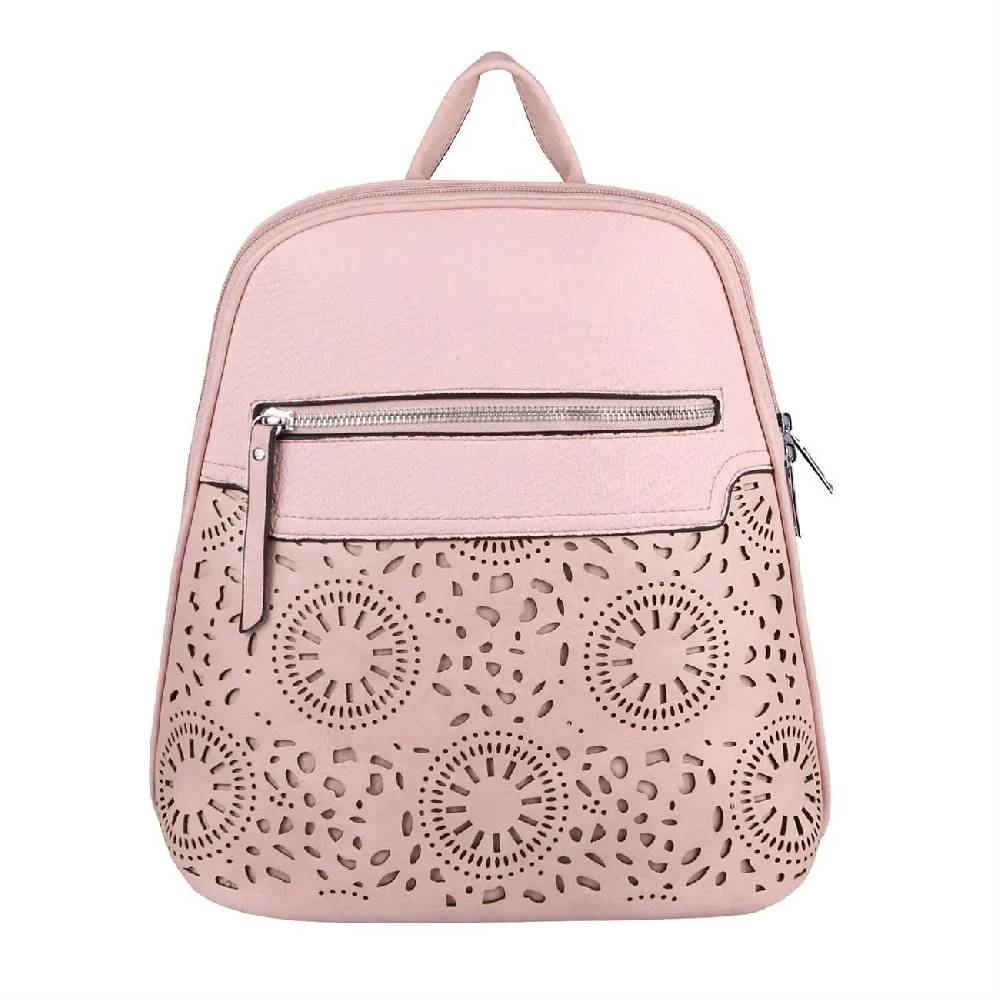 OBC Damen Rucksack Stadtrucksack Backpack Daypack Cityrucksack Leder Optik Tasche Handtasche Shopper Tagesrucksack Crossbag Schultertasche Hotsell
