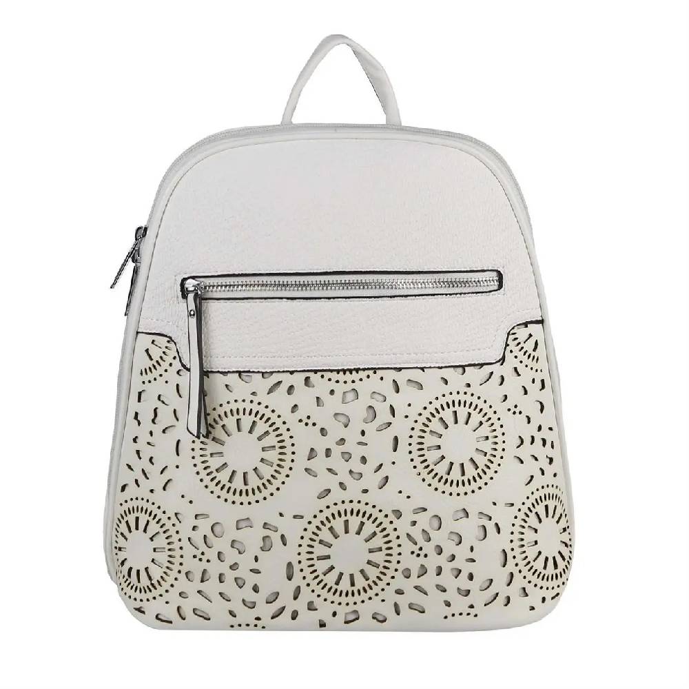 OBC Damen Rucksack Stadtrucksack Backpack Daypack Cityrucksack Leder Optik Tasche Handtasche Shopper Tagesrucksack Crossbag Schultertasche Hotsell