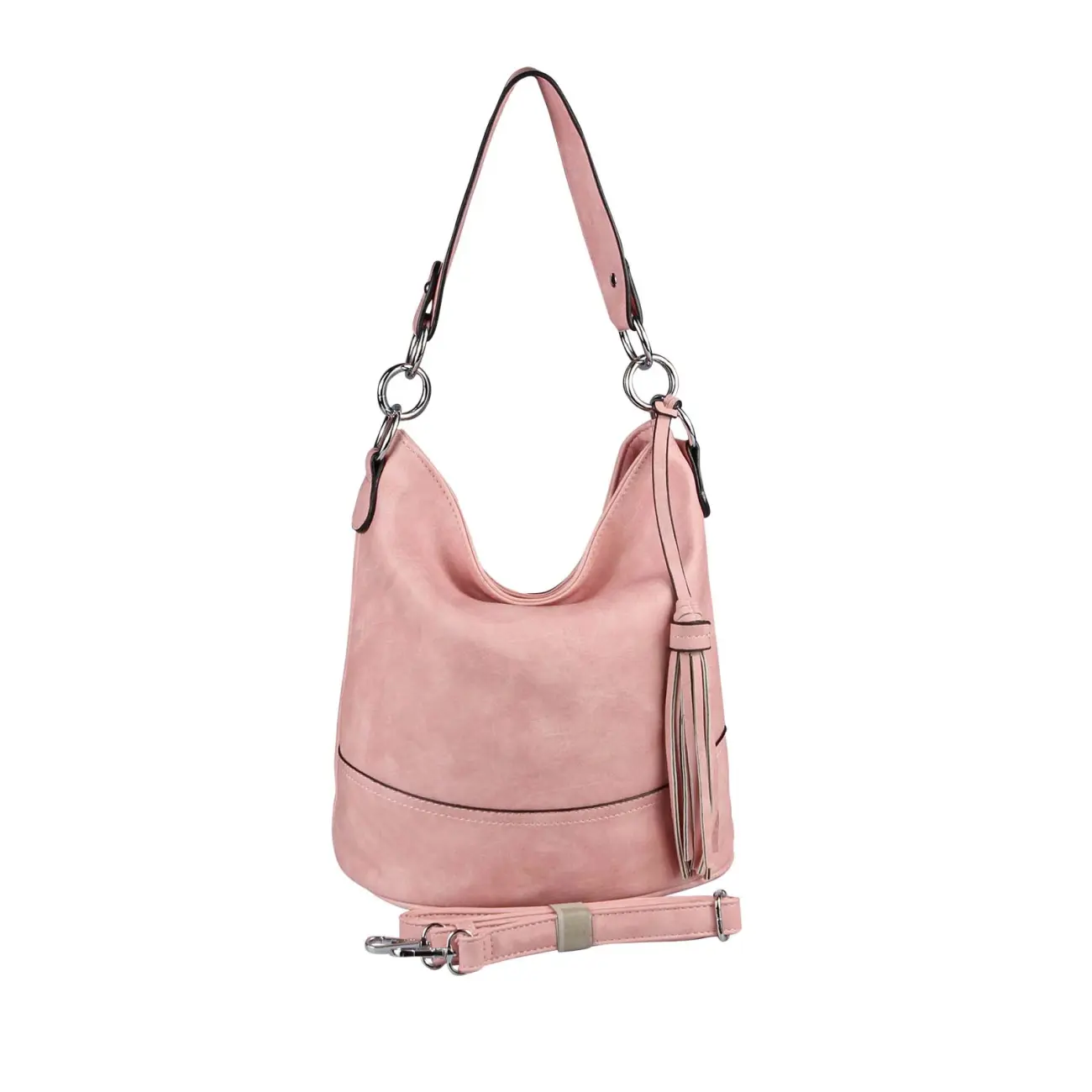 OBC DAMEN TASCHE HOBO-BAG Metallic Shopper Umhängetasche Handtasche Schultertasche Henkeltasche Beuteltasche CrossOver Tote-Bag im Angebot