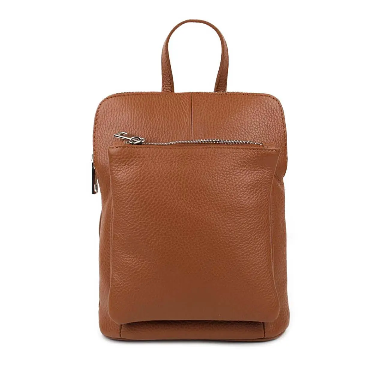 OBC Made in Italy Damen echt Leder Rucksack Bodybag Lederrucksack Tasche Schultertasche Ledertasche Crossbody Cross-Over Blitzverkäufe