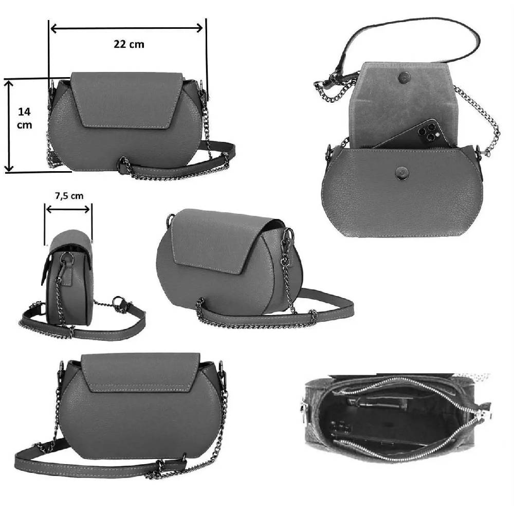 OBC Made in Italy Damen Leder Tasche Kroko Prägung oder Glattleder Umhängetasche Clutch Wildleder Handtasche Ledertasche Schultertasche Fabrik Onlineshop
