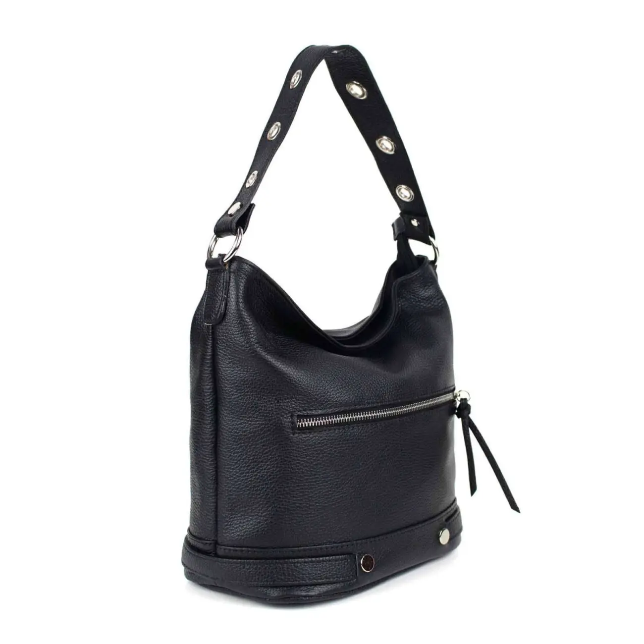 OBC Made in Italy DAMEN LEDER TASCHE SHOPPER Schultertasche City HOBO Bag Cross-Over Sonderangebot