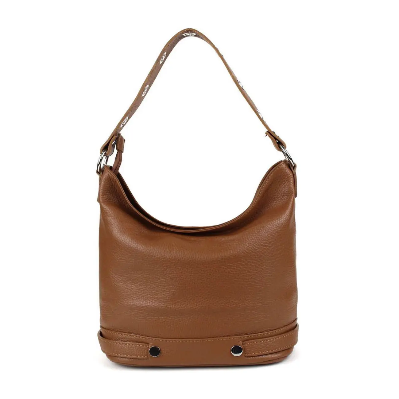 OBC Made in Italy DAMEN LEDER TASCHE SHOPPER Schultertasche City HOBO Bag Cross-Over Sonderangebot