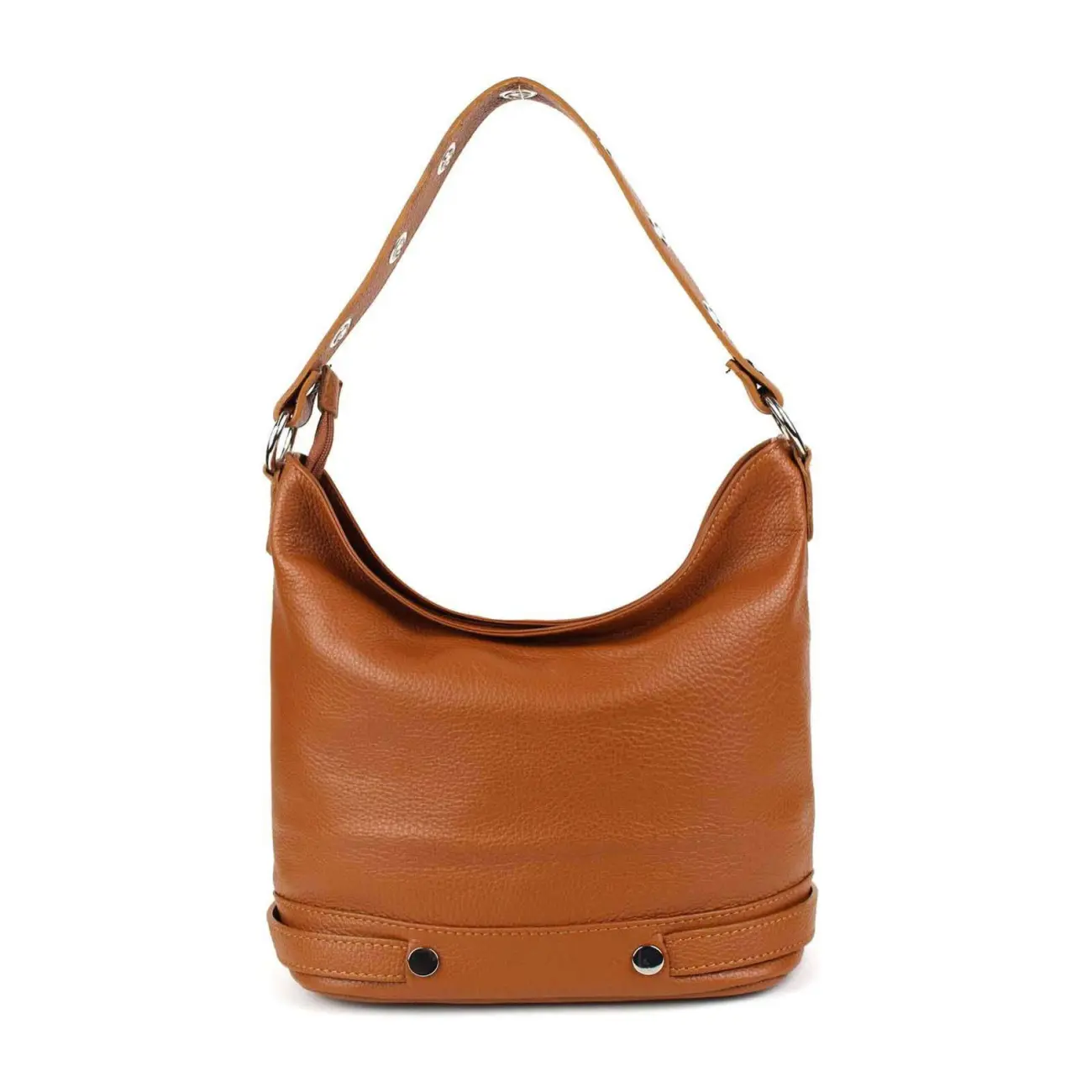OBC Made in Italy DAMEN LEDER TASCHE SHOPPER Schultertasche City HOBO Bag Cross-Over Sonderangebot