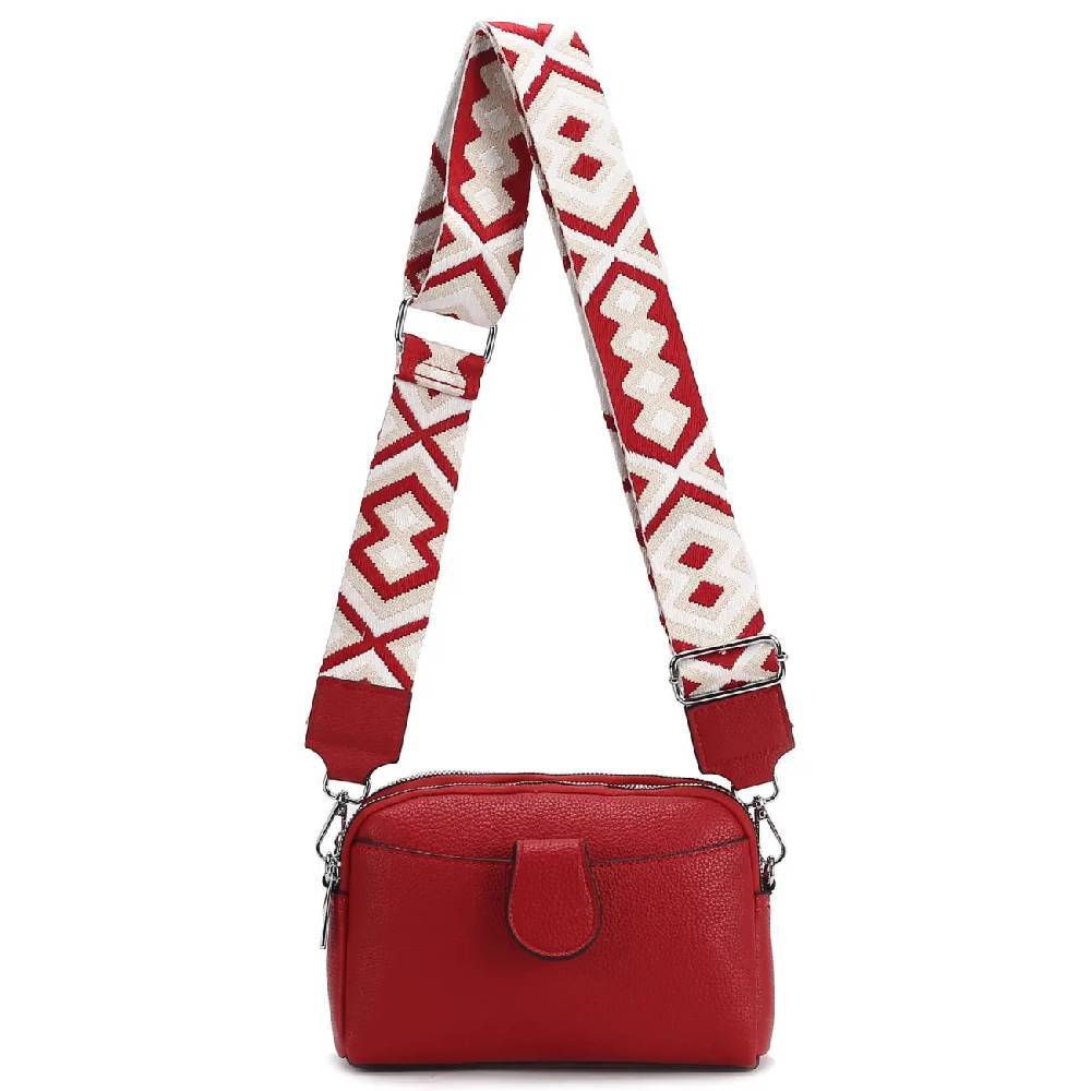 OBC Damen Tasche Crossbody Umhängetasche Bodybag Schultertasche Metallic Handytasche Crossover Kunstleder Handtasche Reise Versandkostenfrei