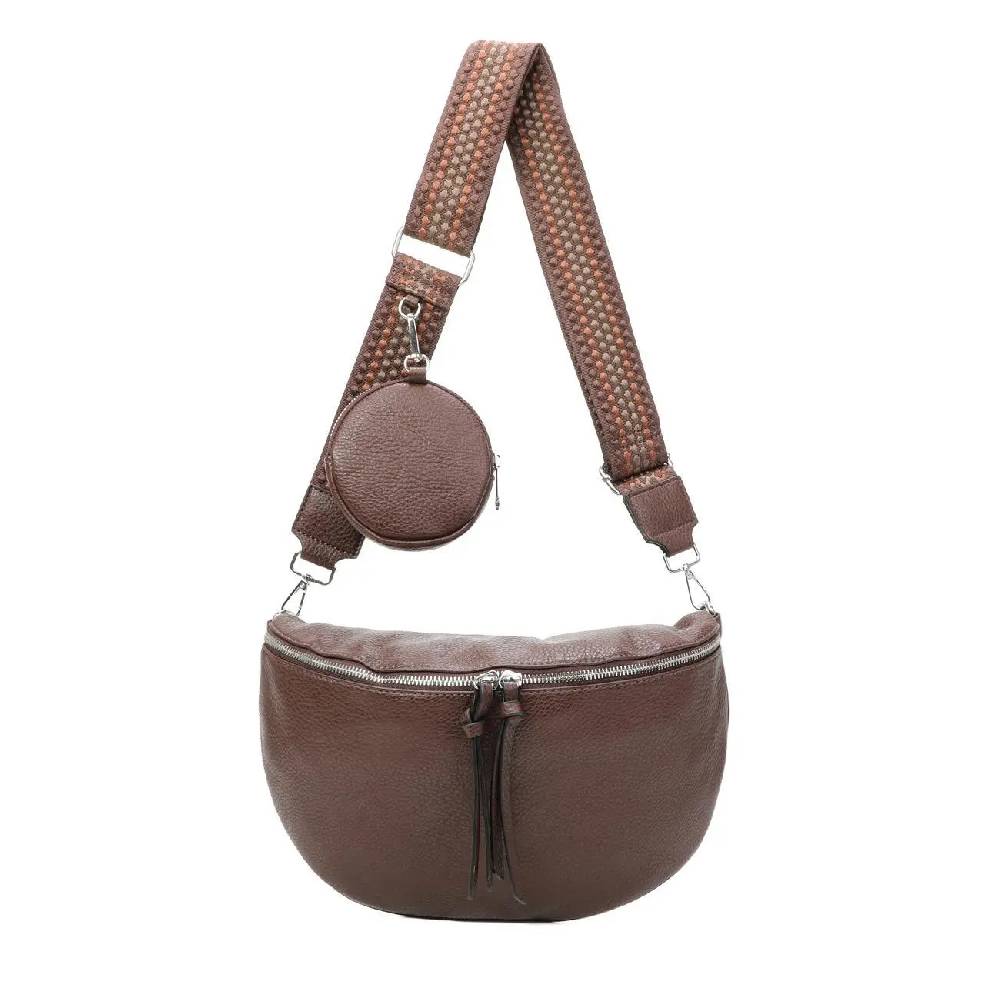 Damen Tasche Crossbody Schultertasche Gürteltasche Messenger-Tasche Hüfttasche Bauchtasche Umhängetasche Cross-Over Bodybag Handytasche Leder Optik Online Shopping