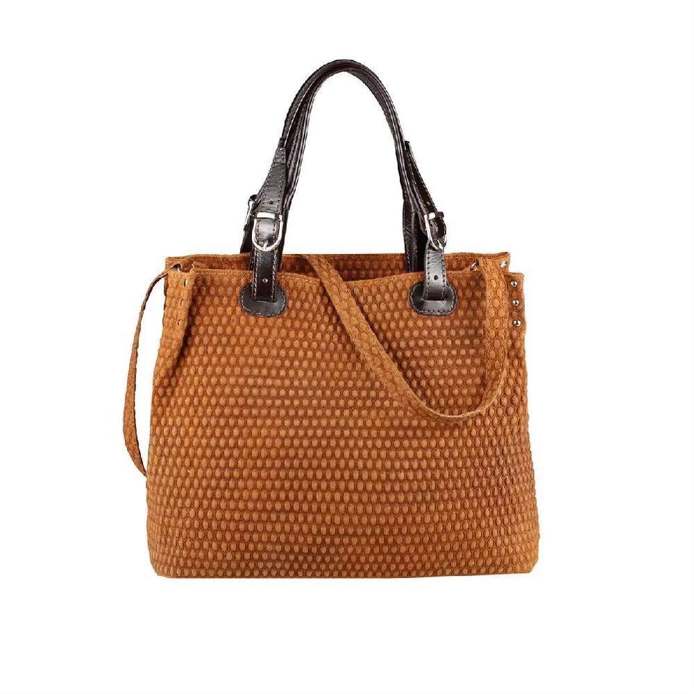Ital LEDER TASCHE HANDTASCHE Henkeltasche Ledertasche Hobo-Bag Beuteltasche Schultertasche CrossOver Bowlingbag Exklusivangebot
