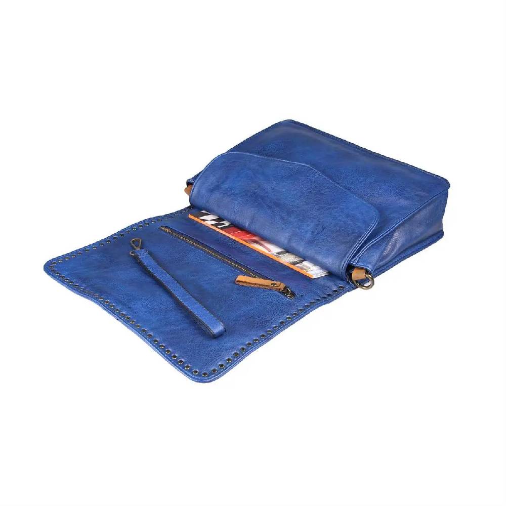 OBC DAMEN Flecht Nieten TASCHE Cross-Over Schultertasche Handtasche Umhängetasche Messenger Bag Leder Optik Exklusive Angebote