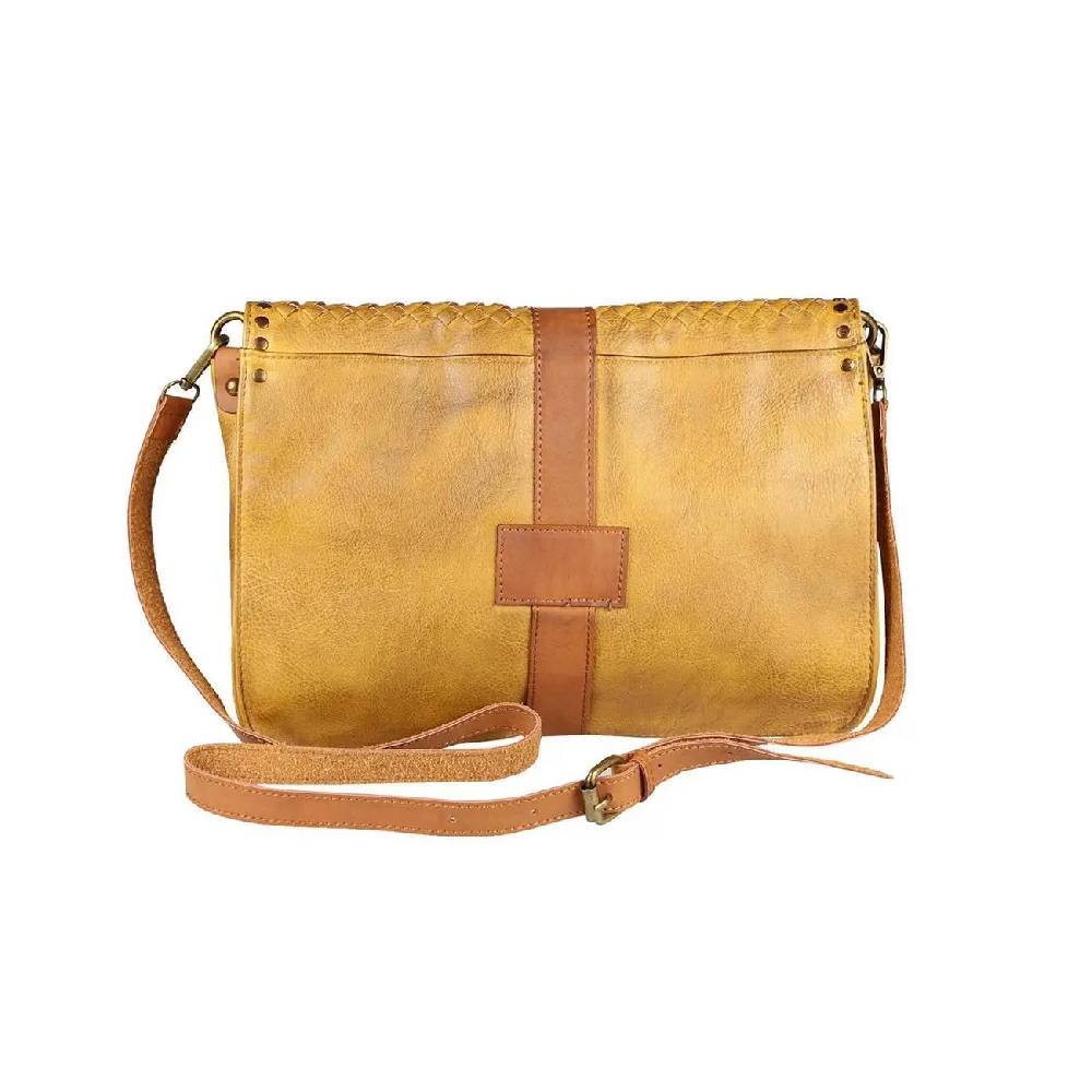 OBC DAMEN Flecht Nieten TASCHE Cross-Over Schultertasche Handtasche Umhängetasche Messenger Bag Leder Optik Exklusive Angebote