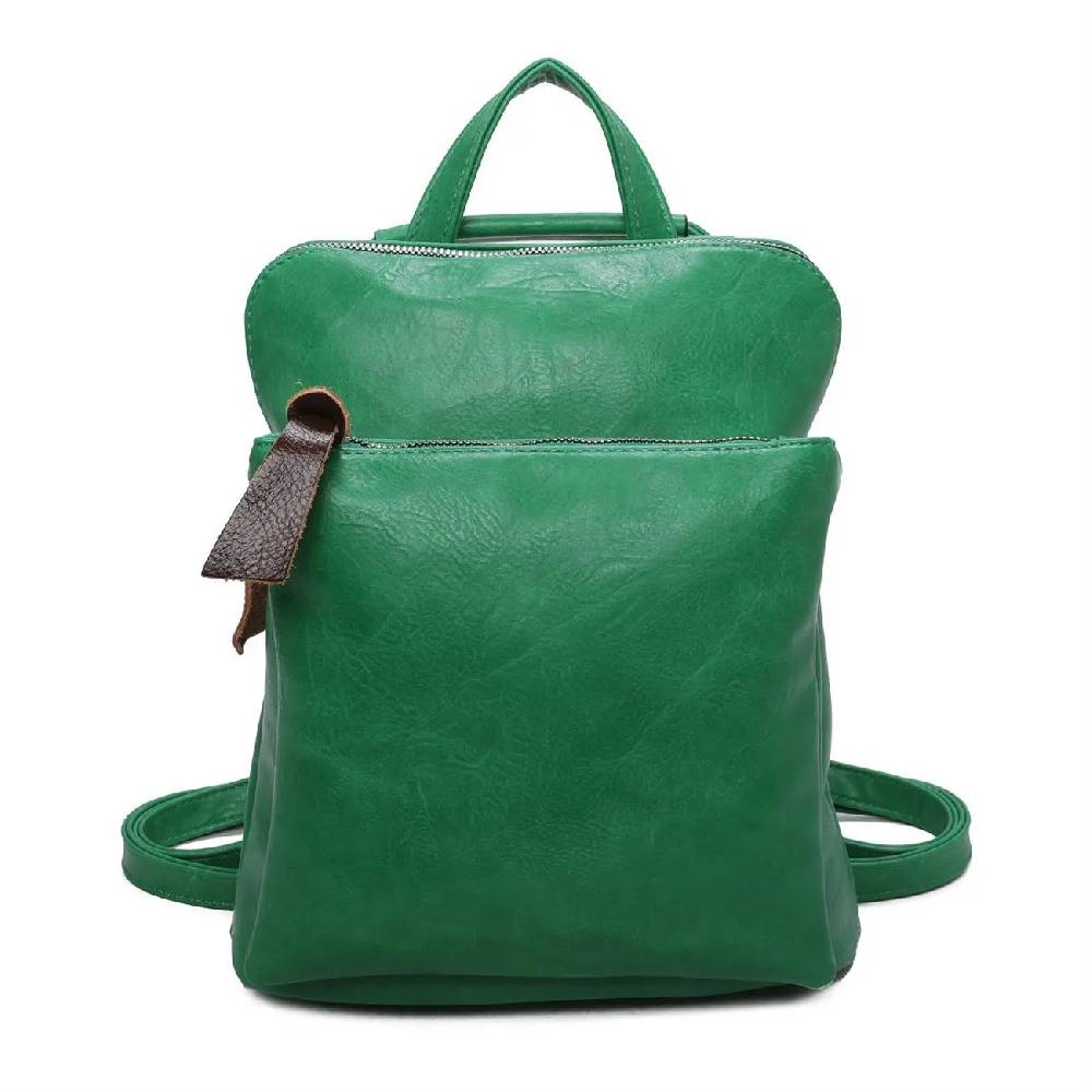 Damen Rucksack Tasche Crossbody Schultertasche Handtasche Messenger Umhängetasche Shopper Cross-Over Handgepäck Vintage Leder Optik Neuheiten
