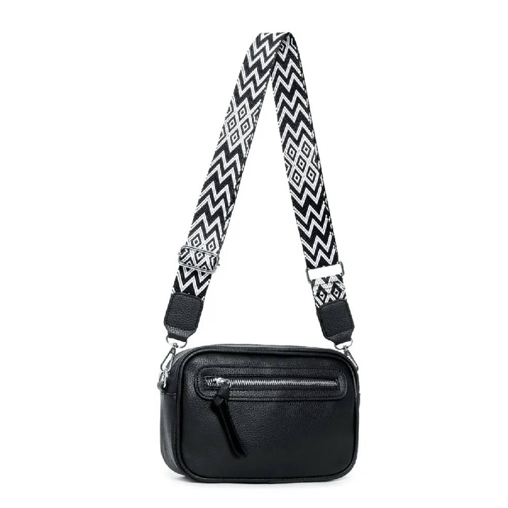 OBC Damen Tasche Umhängetasche Brusttasche Cross Over body Bag Gürteltasche Schultertasche Bauchtasche Hüfttasche Abend Freizeit Reise Leder Optik Saisonale Angebote