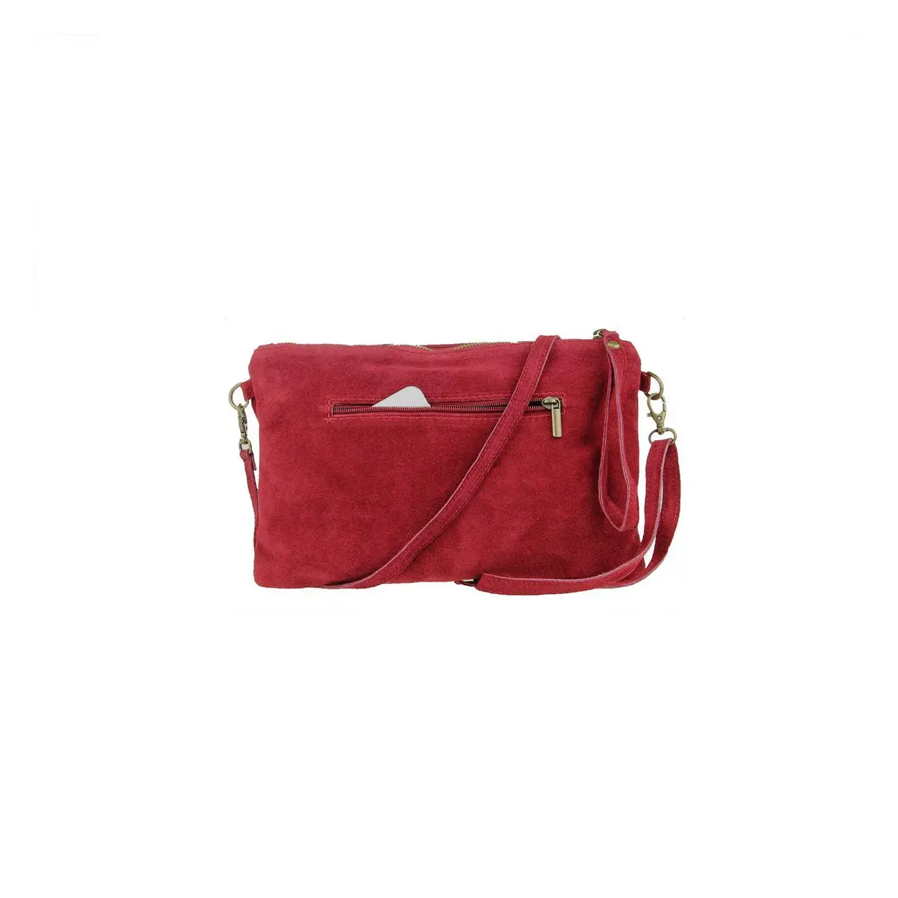 Ital. Stern Tasche Wildleder Ledertasche Schmucktasche Umhängetasche Clutch Borsetta Pochette Schultertasche CrossOver Abendtasche VIP-Rabatte