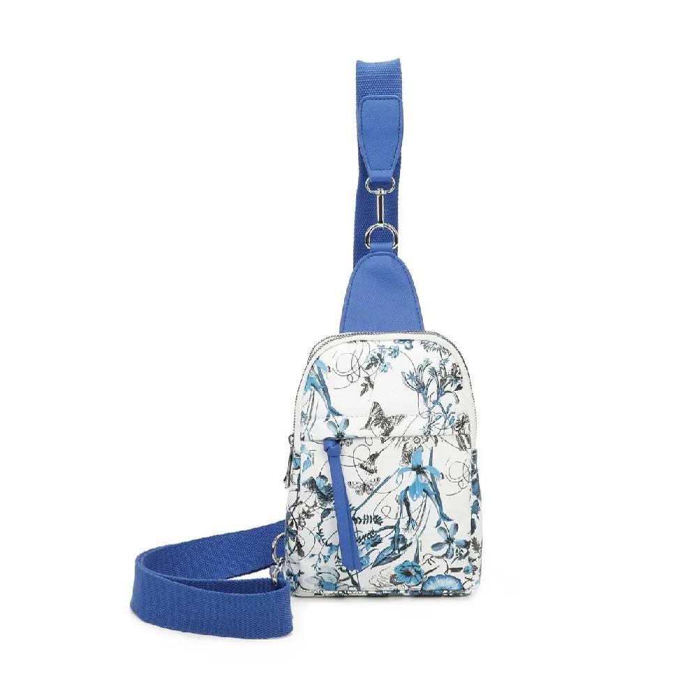 OBC Damen Blumen Bodybag Sling Tasche Rucksack Gürteltasche Crossbag Crossover Schultertasche Crossbody Brusttasche Smartphone-Umhängetasche Neueste Stile