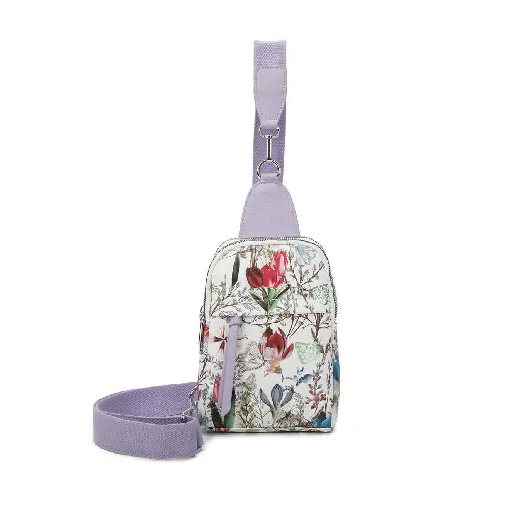 OBC Damen Blumen Bodybag Sling Tasche Rucksack Gürteltasche Crossbag Crossover Schultertasche Crossbody Brusttasche Smartphone-Umhängetasche Neueste Stile