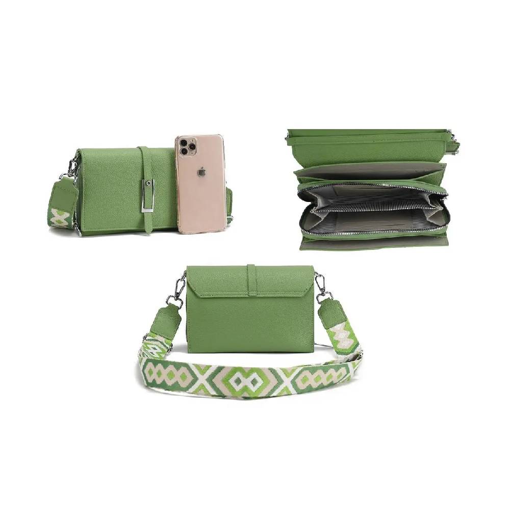 OBC DAMEN TASCHE Cross Over Body Bag Brusttasche Umhängetasche Schultertasche Brieftasche Smartphone Geldbörse Geldtasche Abend Handy Clutch Kartenetui Nur für heute