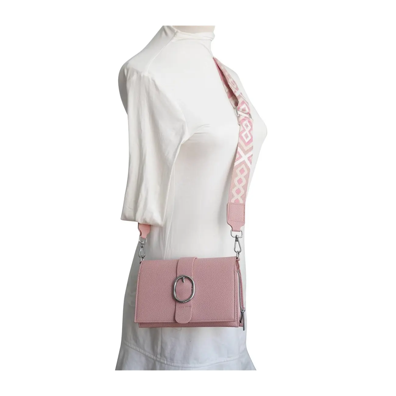 OBC DAMEN TASCHE Cross Over Body Bag Brusttasche Umhängetasche Schultertasche Brieftasche Smartphone Geldbörse Geldtasche Abend Handy Clutch Kartenetui Nur für heute