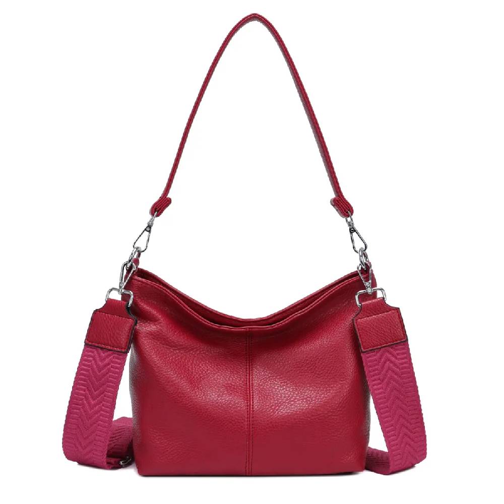 OBC Damen Tasche Shopper Brusttasche Hobo Bag Schultertasche Crossbody Umhängetasche Beuteltasche Handtasche Crossover BodyBag Leder Optik Bis zu 55% Rabatt