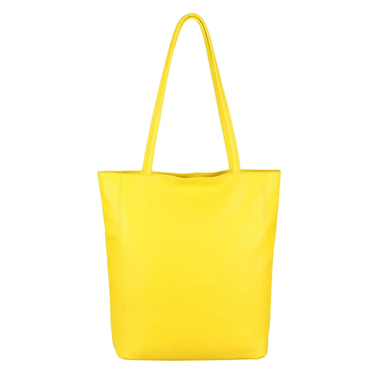 OBC Made in Italy Damen Echt Leder Tasche Shopper Schultertasche Henkeltasche Din-A4 Tote Bag Handtasche Umhängetasche Ledertasche Beuteltasche 50% Rabatt mit kostenlosem Versand