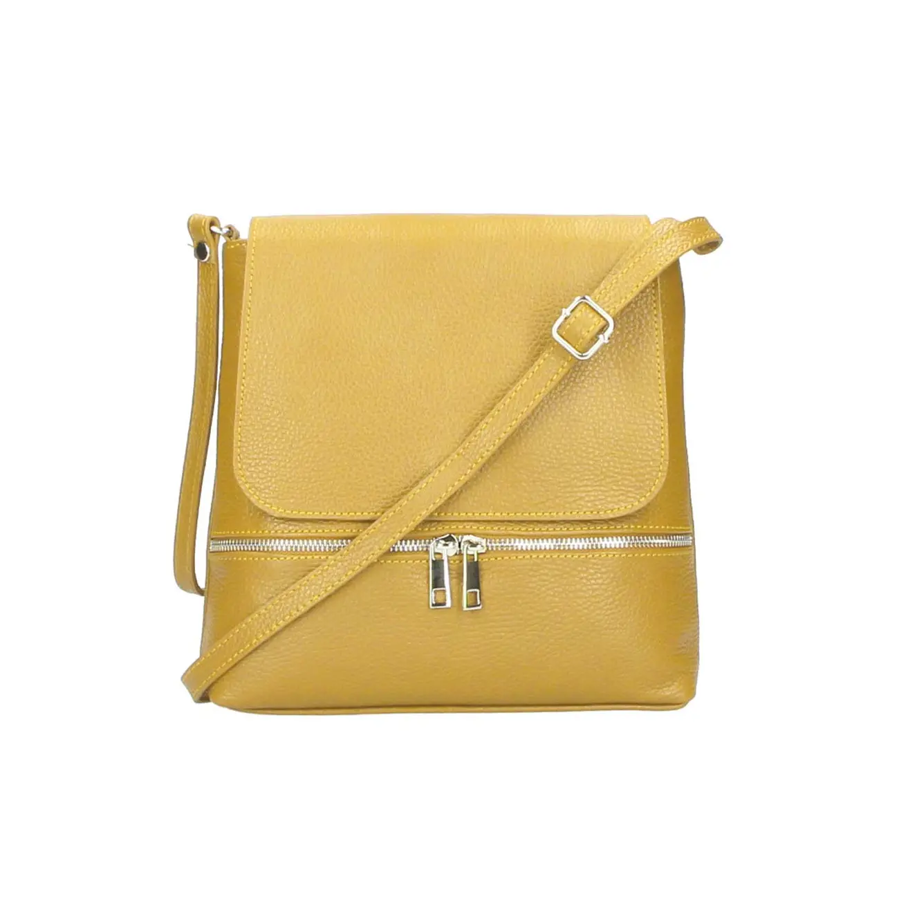 OBC Made in Italy DAMEN LEDER TASCHE Messenger Crossbody Handtasche Schultertasche CrossOver Umhängetasche Shopper Damentasche Überschlagtasche Tablettasche bis ca. 7-9 Zoll Clearance-Verkauf
