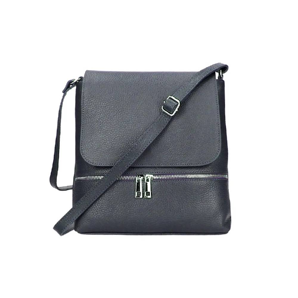 OBC Made in Italy DAMEN LEDER TASCHE Messenger Crossbody Handtasche Schultertasche CrossOver Umhängetasche Shopper Damentasche Überschlagtasche Tablettasche bis ca. 7-9 Zoll Clearance-Verkauf