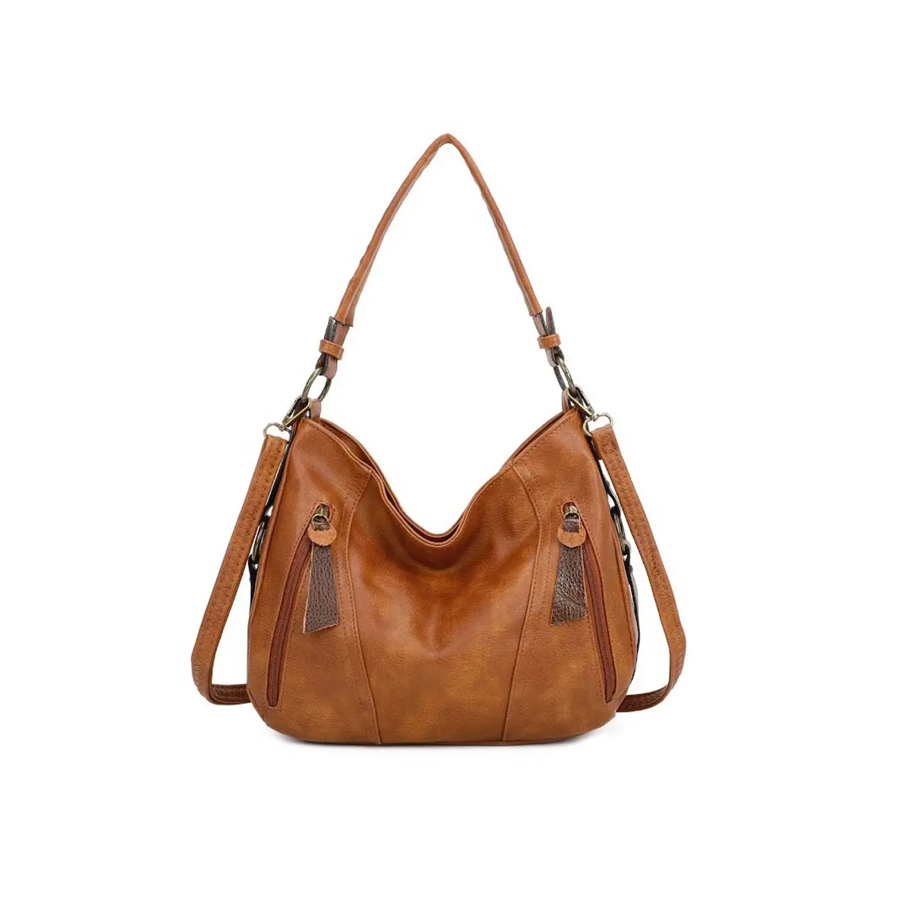 OBC Damen Tasche Shopper Hobo-Bag Schultertasche Leder Optik Umhängetasche Handtasche Crossover Reisetasche Beuteltasche Handtasche Osterangebot