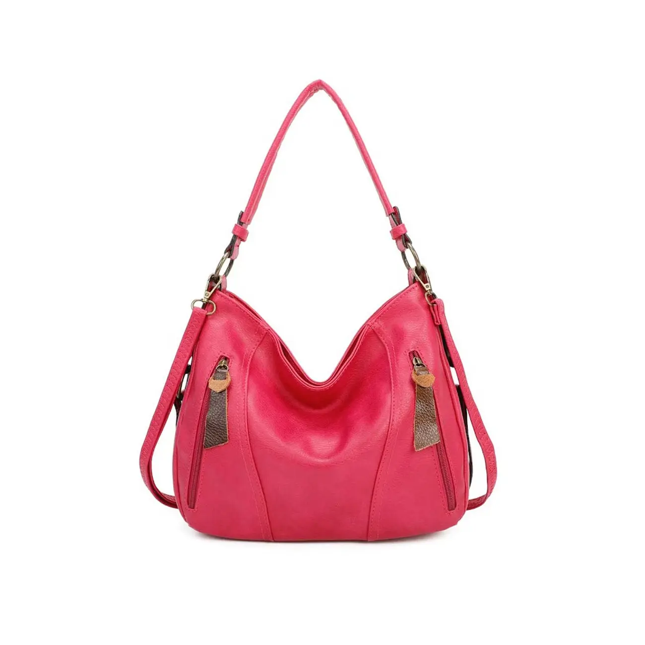 OBC Damen Tasche Shopper Hobo-Bag Schultertasche Leder Optik Umhängetasche Handtasche Crossover Reisetasche Beuteltasche Handtasche Osterangebot