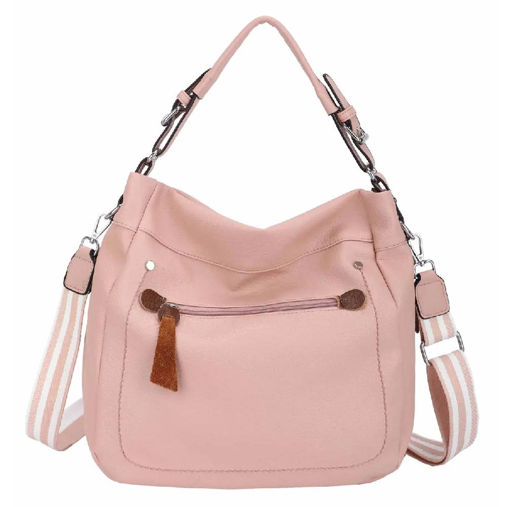 OBC DAMEN TASCHE SHOPPER Hobo-Bag Schultertasche Umhängetasche Handtasche CrossOver Reisetasche Beuteltasche Leder Optik Vatertagsangebot