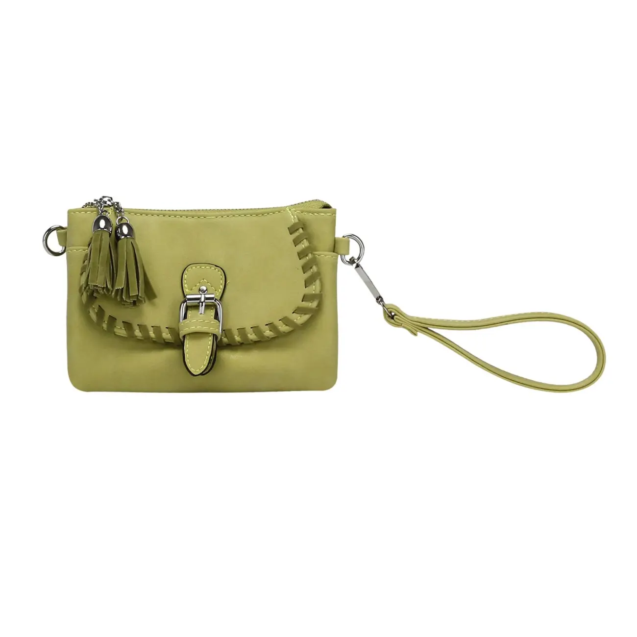 OBC DAMEN 3xFach TASCHE kleine Clutch HANDTASCHE Geflochten Schultertasche Umhängetasche Handytasche Cross-Over Handgelenktasche Top Angebot