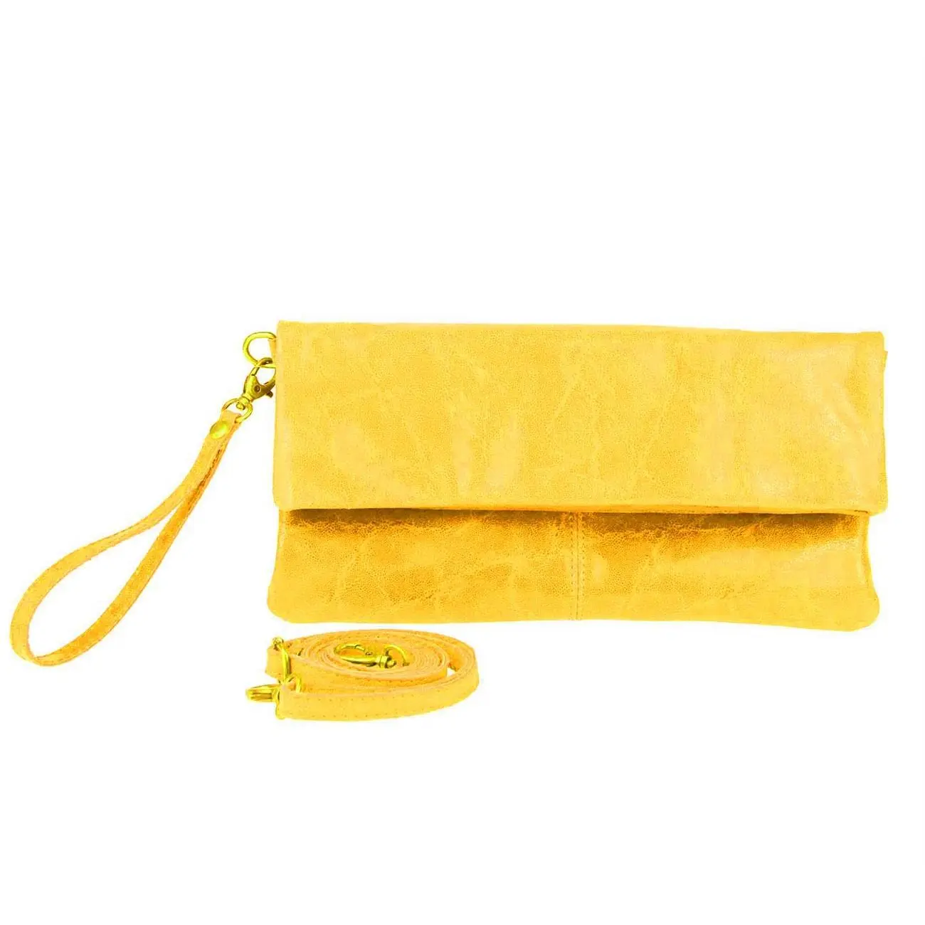 OBC Made in Italy Leder Damen Schultertasche Rindleder Vera Pelle Borsetta Tasche Clutch Schmucktasche Umhängetasche Neueste Mode