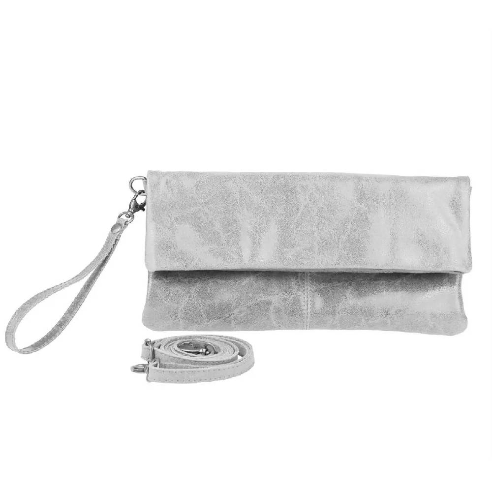 OBC Made in Italy Leder Damen Schultertasche Rindleder Vera Pelle Borsetta Tasche Clutch Schmucktasche Umhängetasche Neueste Mode
