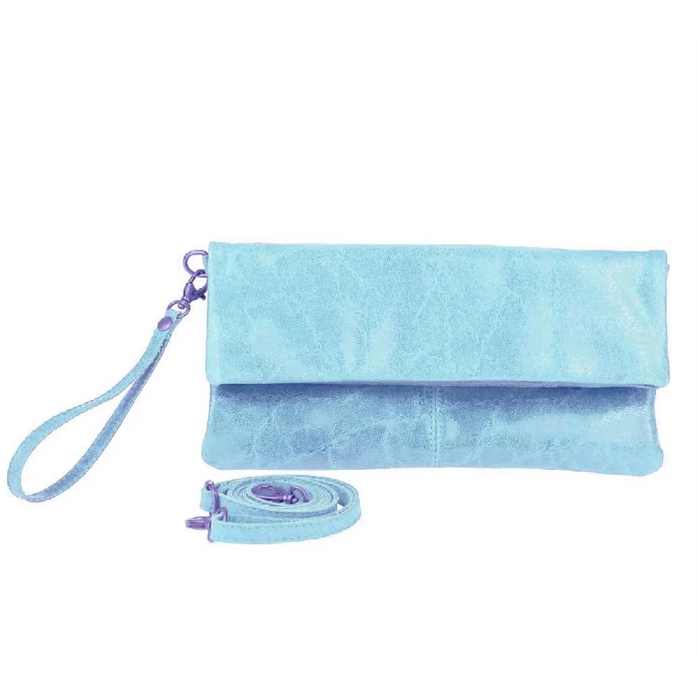 OBC Made in Italy Leder Damen Schultertasche Rindleder Vera Pelle Borsetta Tasche Clutch Schmucktasche Umhängetasche Neueste Mode