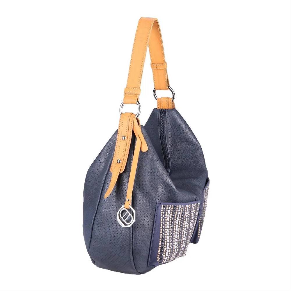 DAMEN SHOPPER TASCHE HANDTASCHE Henkeltasche Schultertasche Umhängetasche Hobo-Bag Beuteltasche Nieten Cross-Over Reisetasche Exklusive Angebote