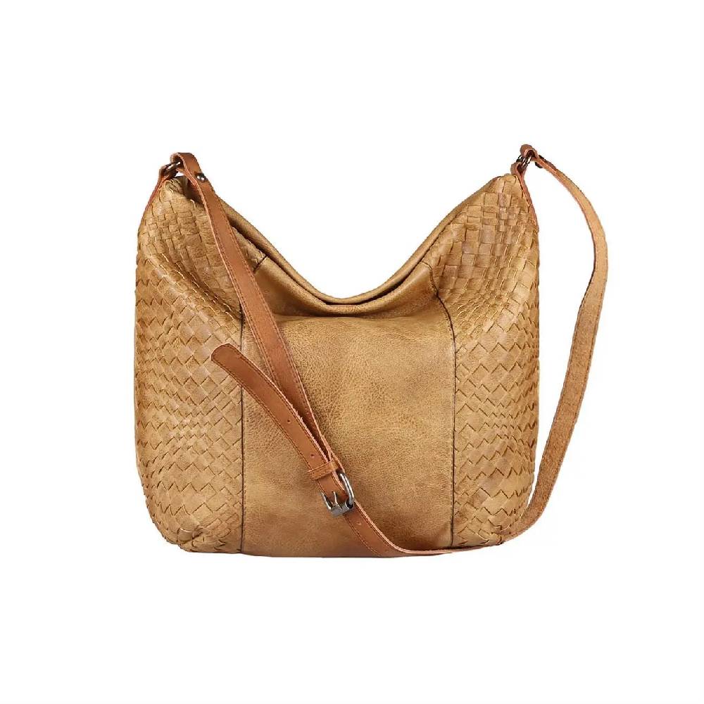 OBC DAMEN TASCHE SHOPPER Flechtoptik Ledertasche Hobo Bag Schultertasche Umhängetasche CrossOver CROSSBODY Henkeltasche Beuteltasche Blitzangebot