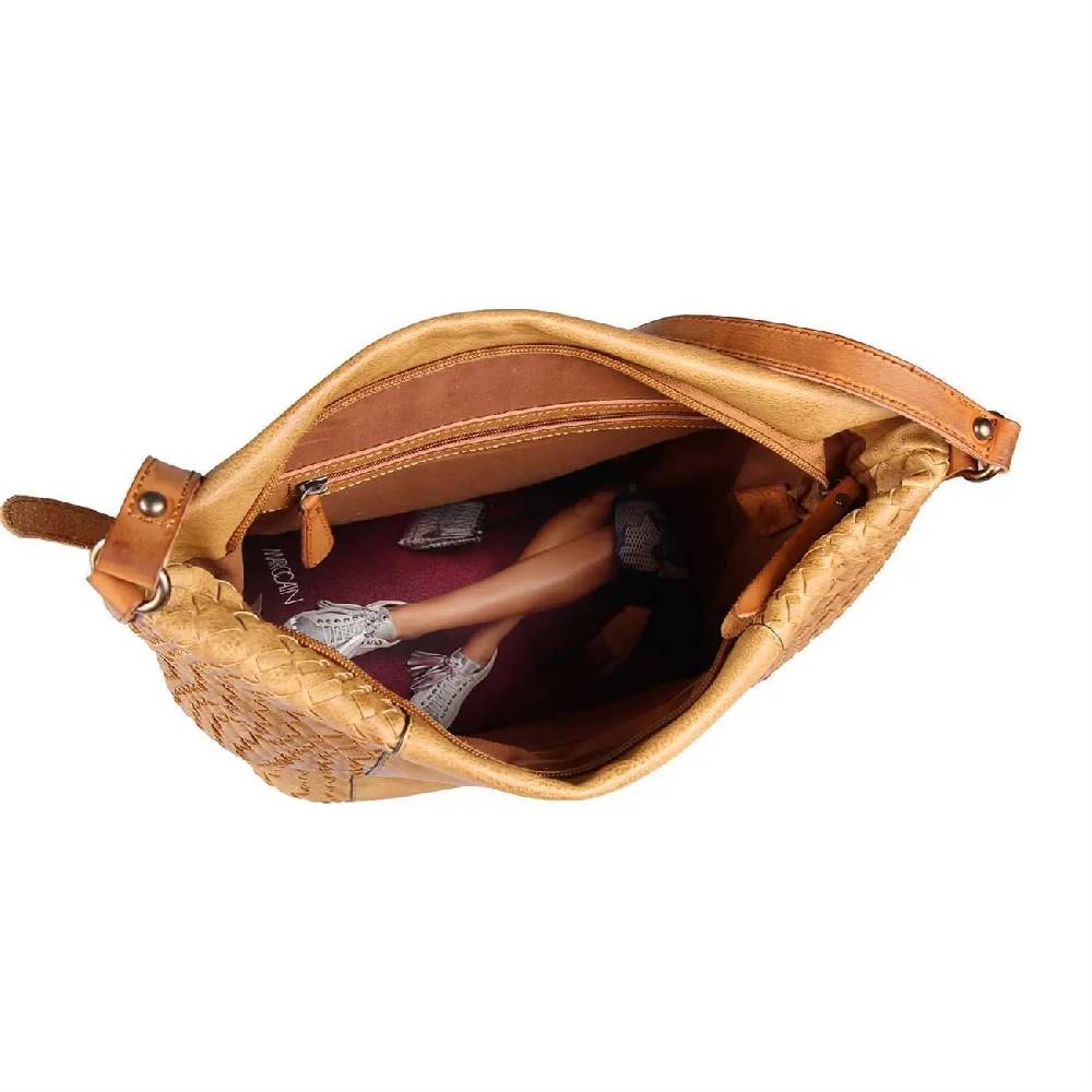 OBC DAMEN TASCHE SHOPPER Flechtoptik Ledertasche Hobo Bag Schultertasche Umhängetasche CrossOver CROSSBODY Henkeltasche Beuteltasche Blitzangebot