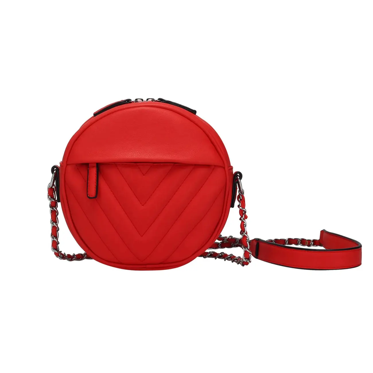 OBC DAMEN TASCHE HANDTASCHE Schultertasche Kettengurt V-Print Umhängetasche Handytasche Cross-Over kleine Clutch Kauf eins, bekomm eins gratis