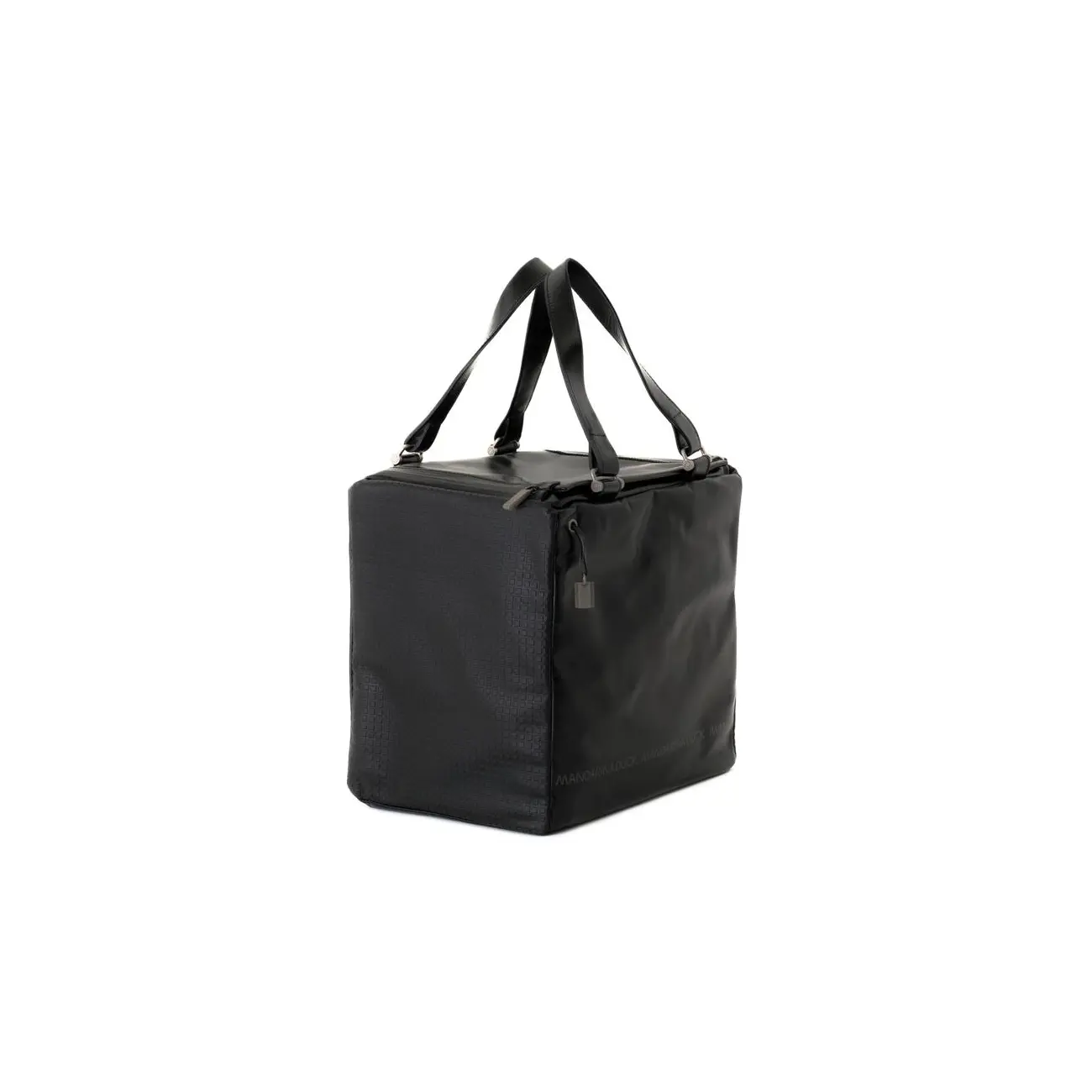 Mandarina Duck Desire Pelle Pferdeleder Koffer Handtasche Sporttasche Henkeltasche Reisetasche Tasche Bag Schwarz 30x29x22 cm (BxHxT) Tägliche Deals