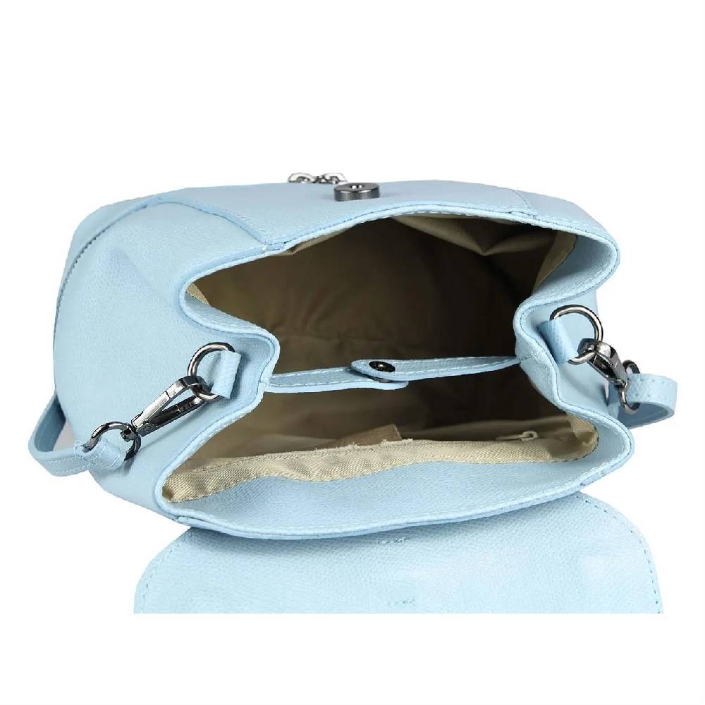 OBC MADE IN ITALY 2in1 DAMEN Echt LEDER TASCHE RUCKSACK Schultertasche Handtasche Umhängetasche Ledertasche Lederrucksack CrossOver Daypack Backpack Super Sparpreis