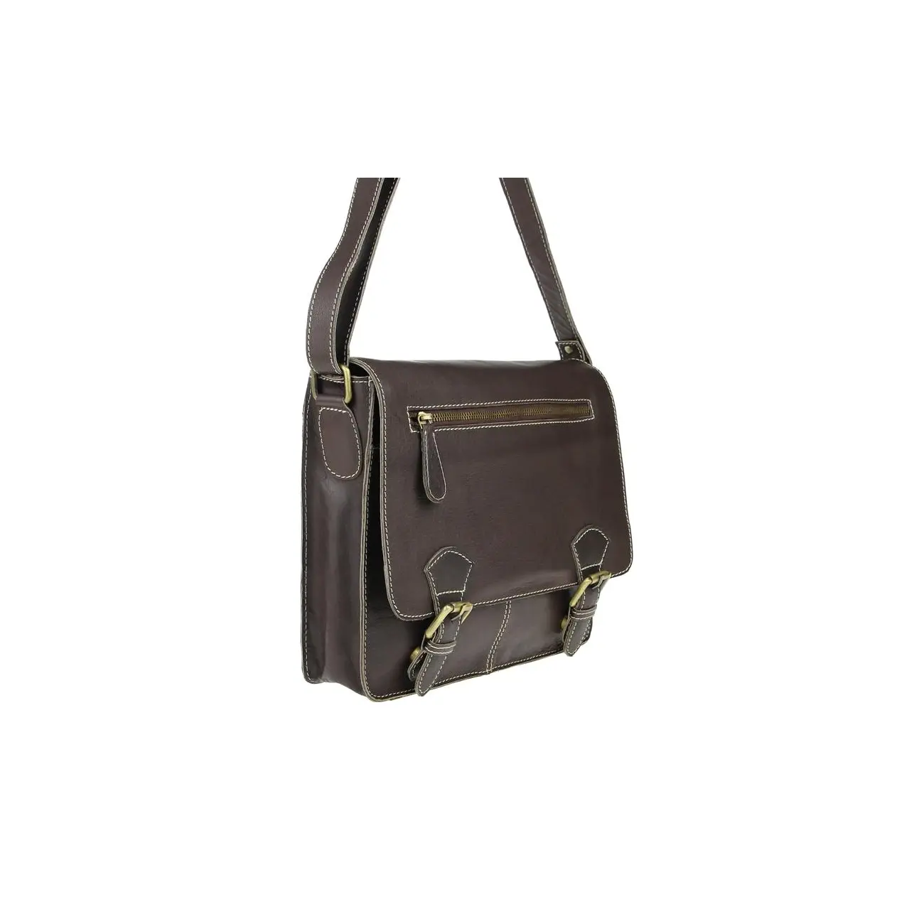 Unisex Bubalus WasserBüffel Büffelleder Vintage Retro Style Leder Tasche Messenger Bag Zeitbegrenzte Promotion