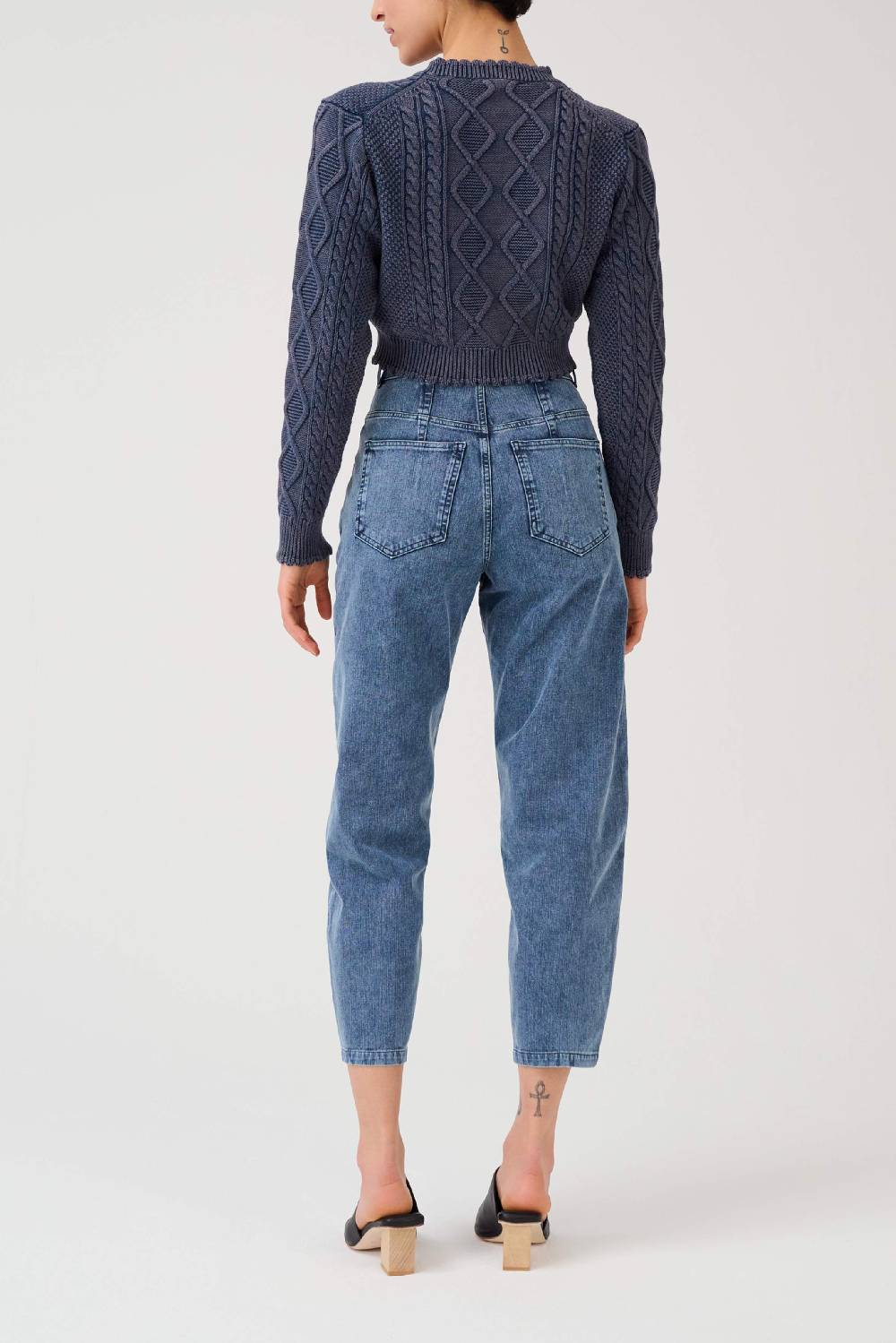 Item M6 Relaxed Denim High Rise Pants Kostenlose Rückgabe