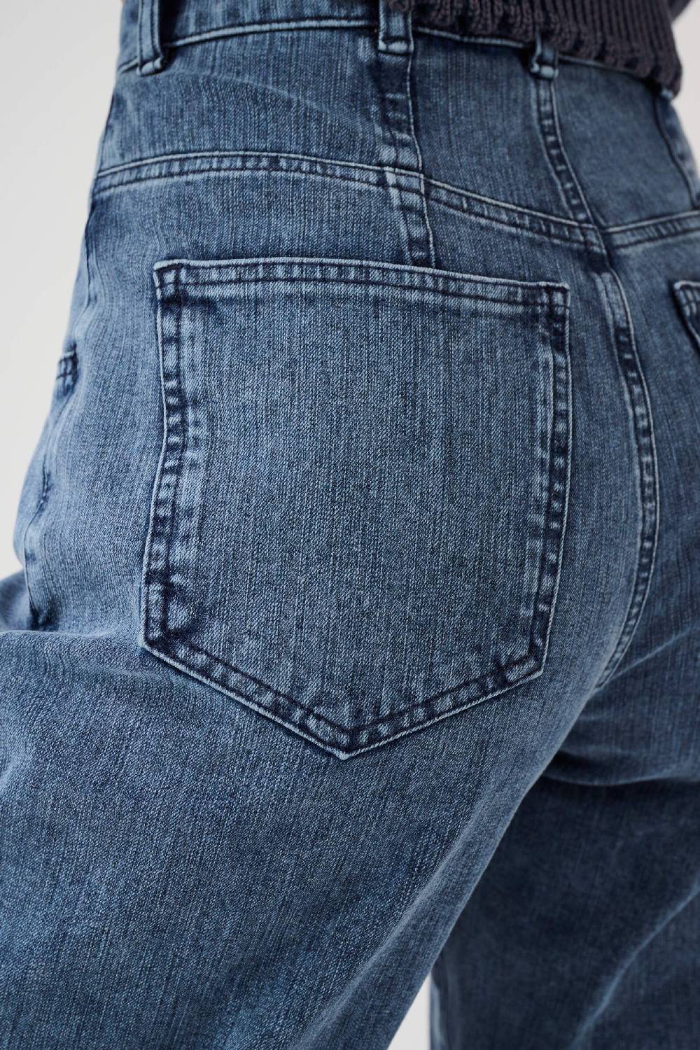 Item M6 Relaxed Denim High Rise Pants Kostenlose Rückgabe