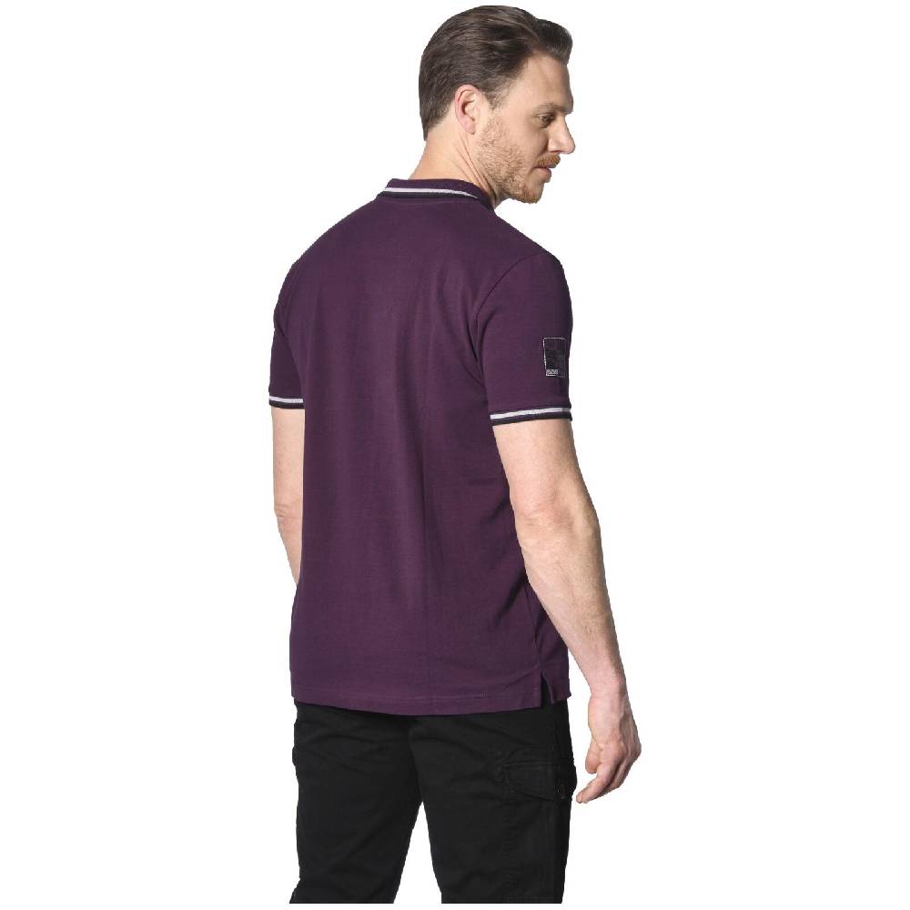 Jan Vanderstorm Poloshirt FRETU dunkelrot Vatertagsangebot