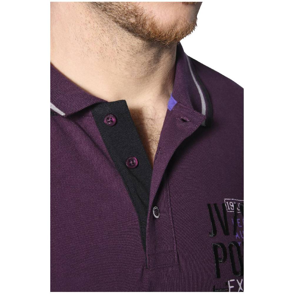 Jan Vanderstorm Poloshirt FRETU dunkelrot Vatertagsangebot