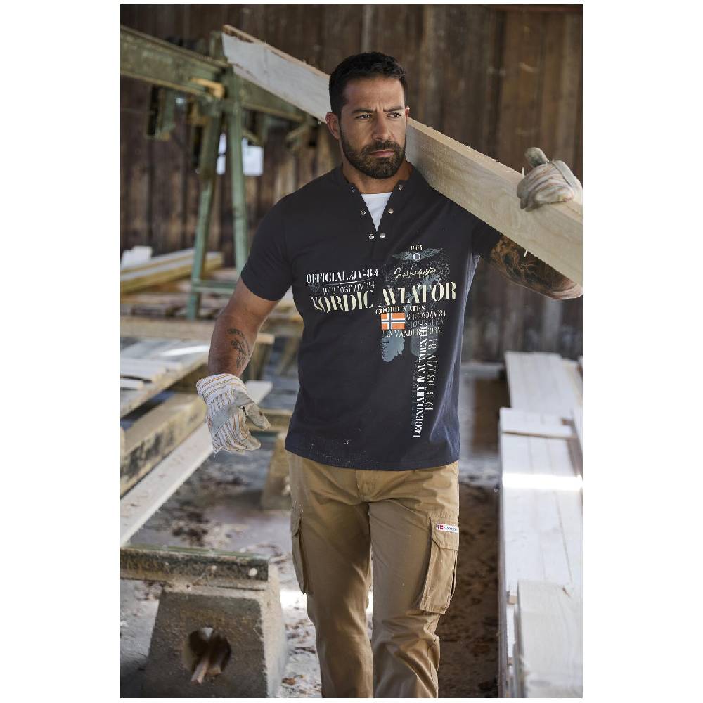 Jan Vanderstorm T-Shirt ULJAS schwarz Lagerräumung