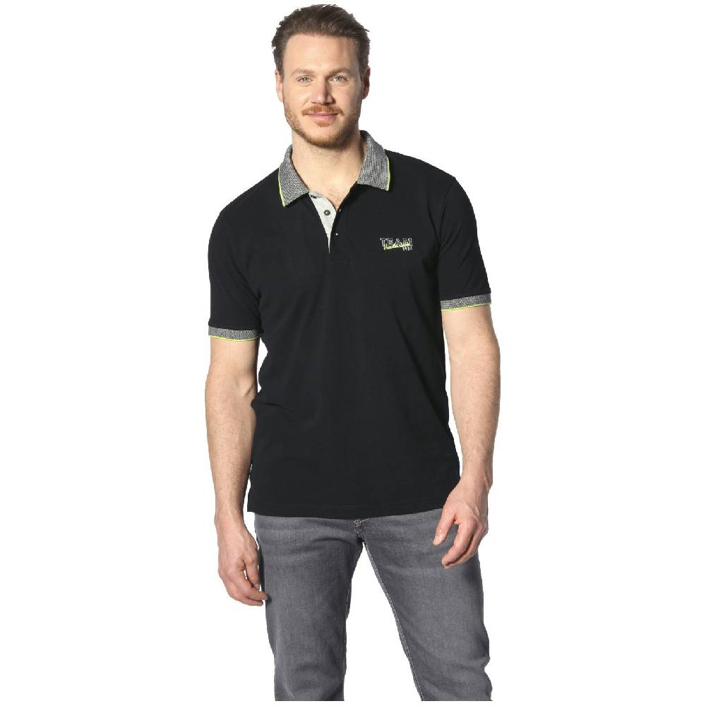 Jan Vanderstorm Doppelpack Poloshirt HARALDFRED silbergrau schwarz Neueste Mode