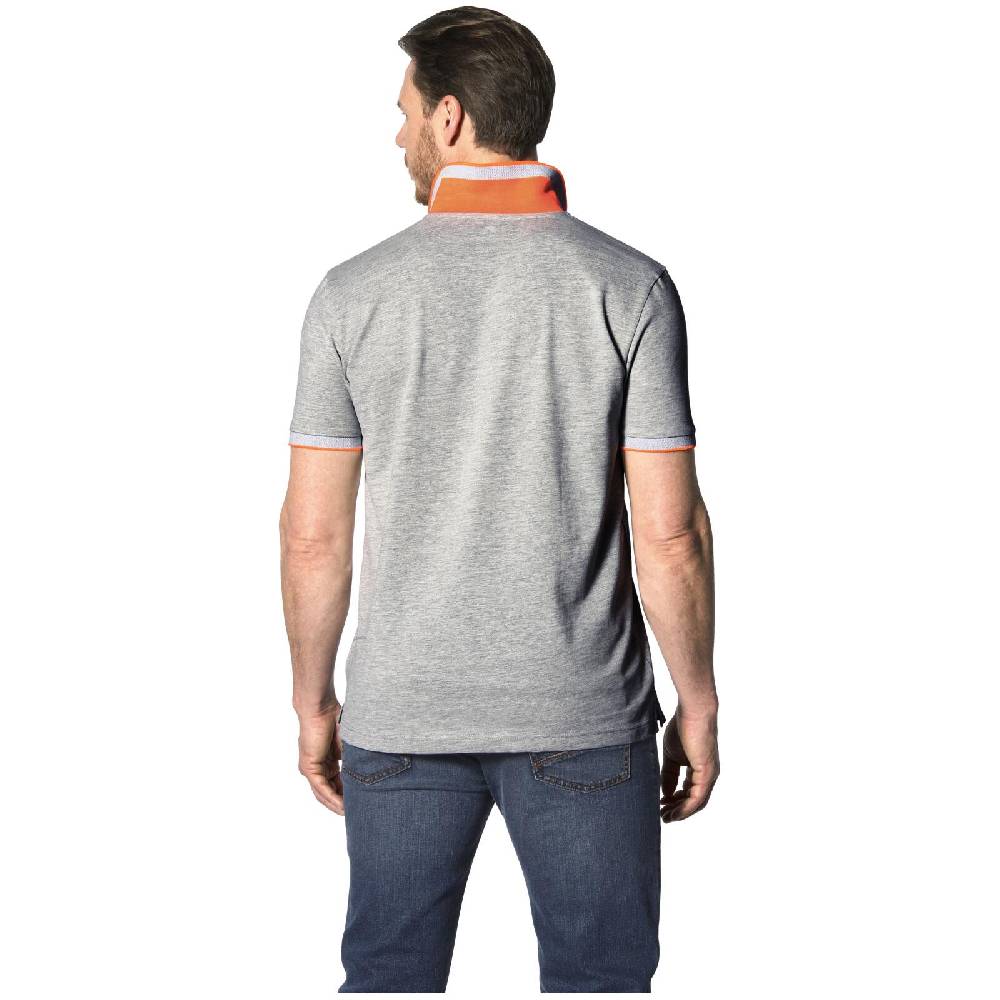 Jan Vanderstorm Doppelpack Poloshirt HARALDFRED silbergrau schwarz Neueste Mode