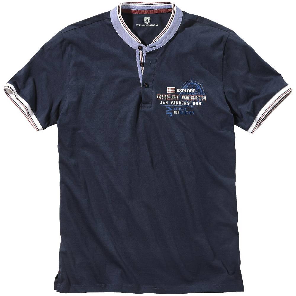 Jan Vanderstorm T-Shirt EDFINN dunkelblau Zeitlich begrenztes Angebot