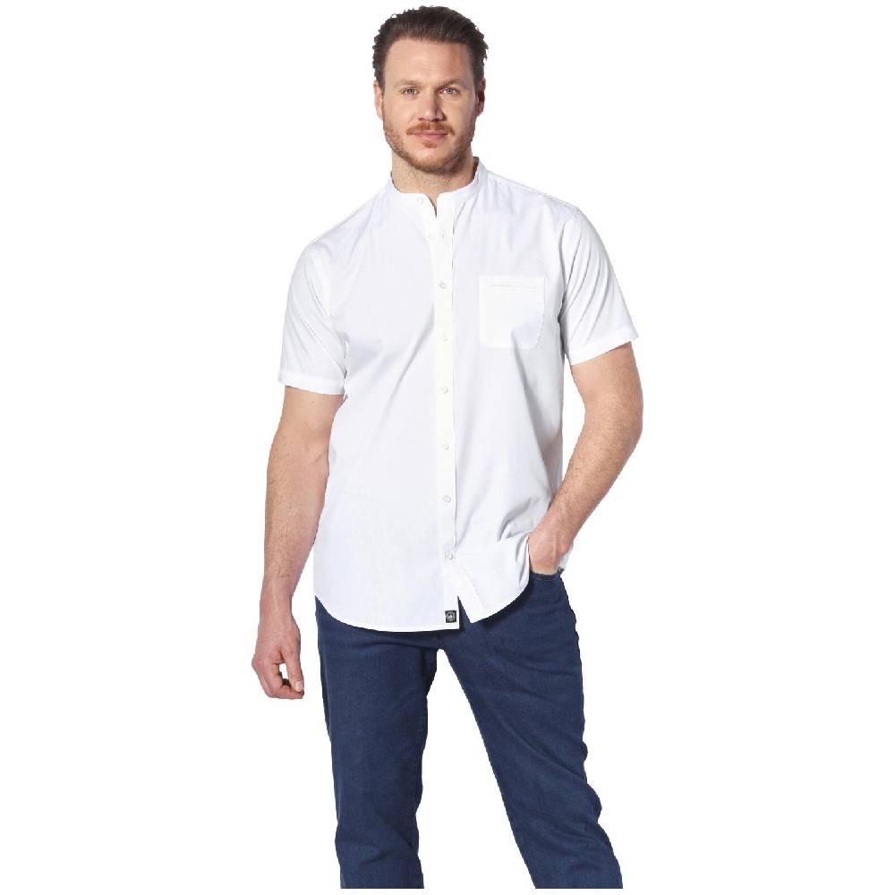 Jan Vanderstorm Doppelpack Hemd KAIKELVIN weiß blau Blitzangebot