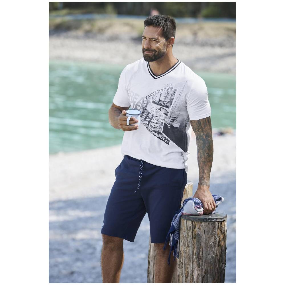 Jan Vanderstorm T-Shirt BRYNO weiß Große Rabatte