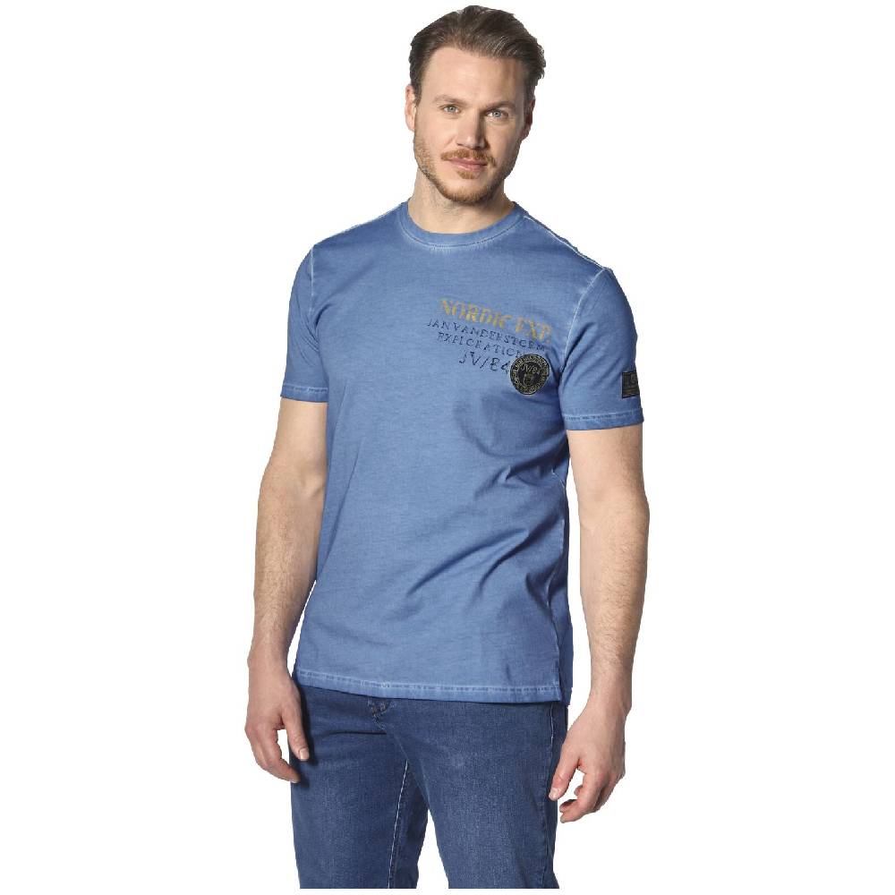 Jan Vanderstorm T-Shirt ANDJORN blau Sonderangebote