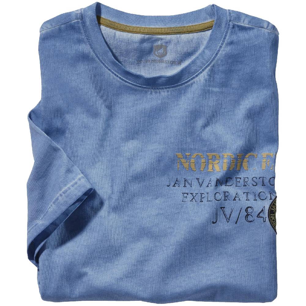 Jan Vanderstorm T-Shirt ANDJORN blau Sonderangebote